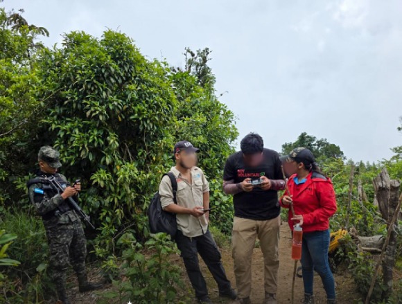 En operativo interinstitucional detectan daños ambientales en zona núcleo del Parque Montaña de Yoro
